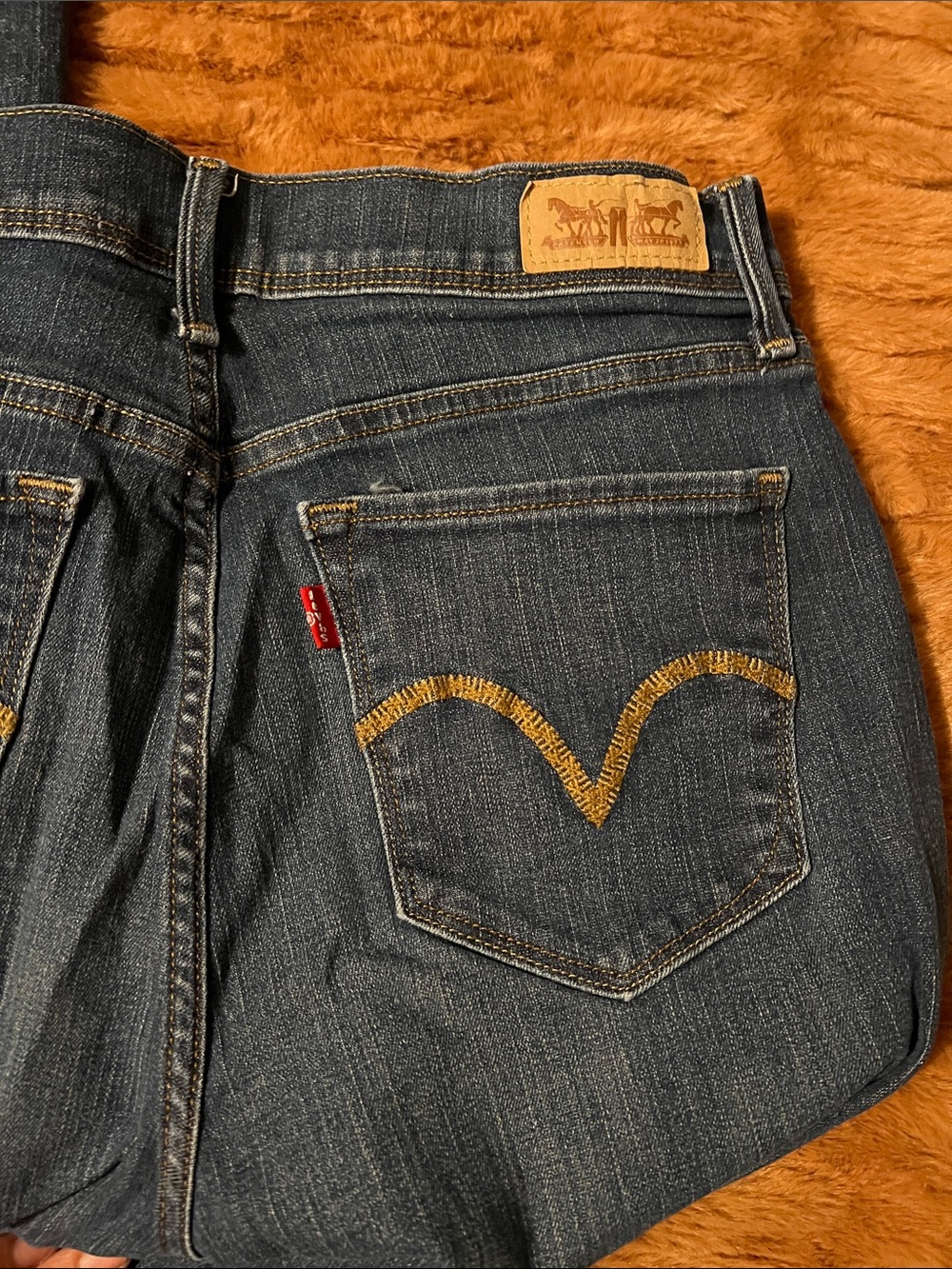 Levi's 512 Dark Blue Straight Women's Jeans
